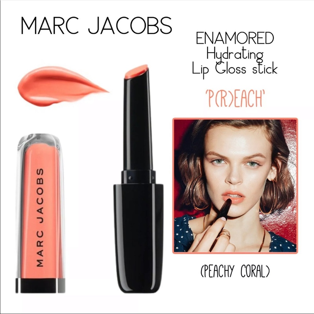 ⭐️SALE!!⭐️MARC JACOBS BEAUTY ENAMORED HYDRATING LIP GLOSS PREACH NIB